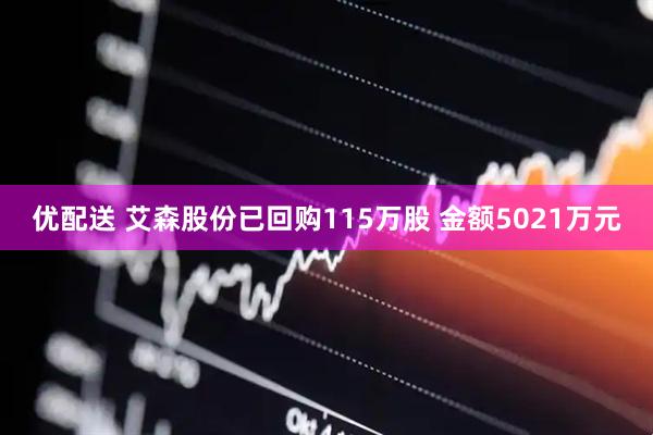 优配送 艾森股份已回购115万股 金额5021万元